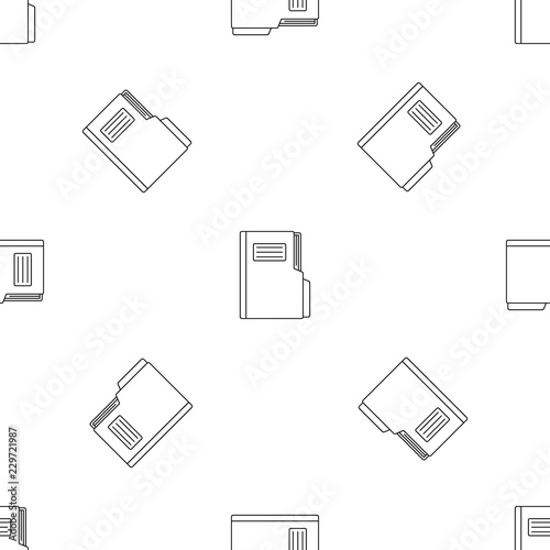 Folder pattern seamless vector repeat geometric for any web design