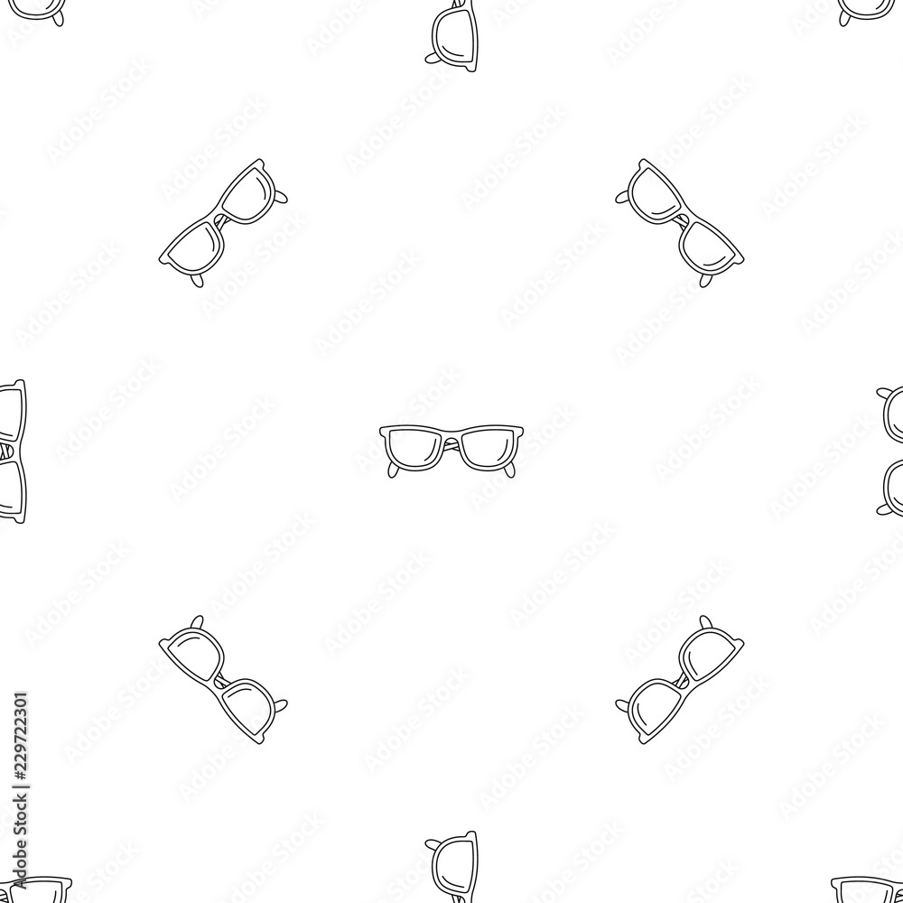 Accounting glasses pattern seamless vector repeat geometric for any web design Accounting glasses pattern seamless vector repeat geometric for any web design