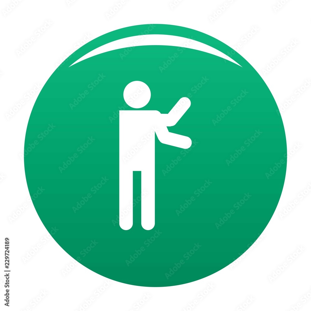 Stick figure stickman icon pictogram. Vector simple illustration of stickman icon isolated on white background. Man human stick sign