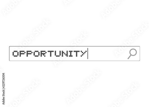 Opportunity searching illustration