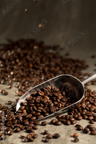 coffee beans good smell aroma decorate cafe shop drinking in morning for wake up
