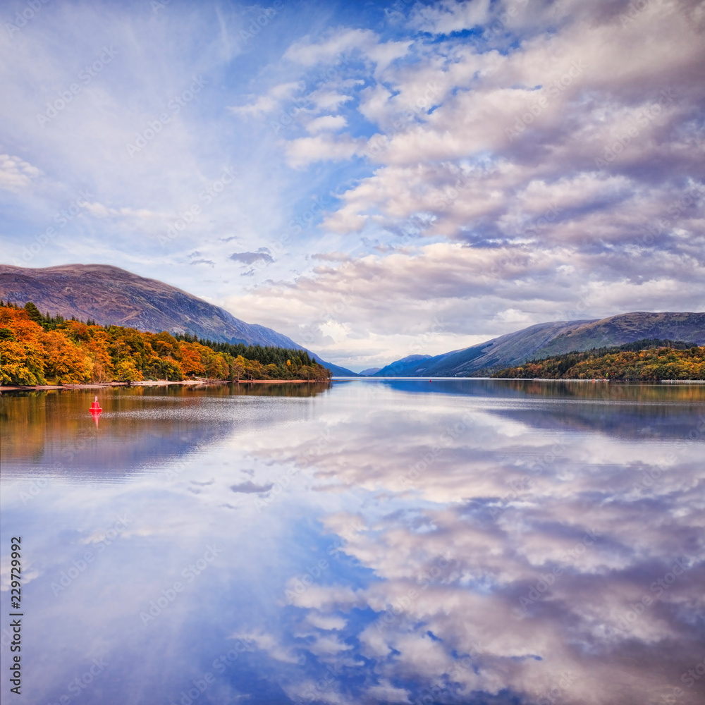 Autumn, Loch Lochy, Highland, Scotland.