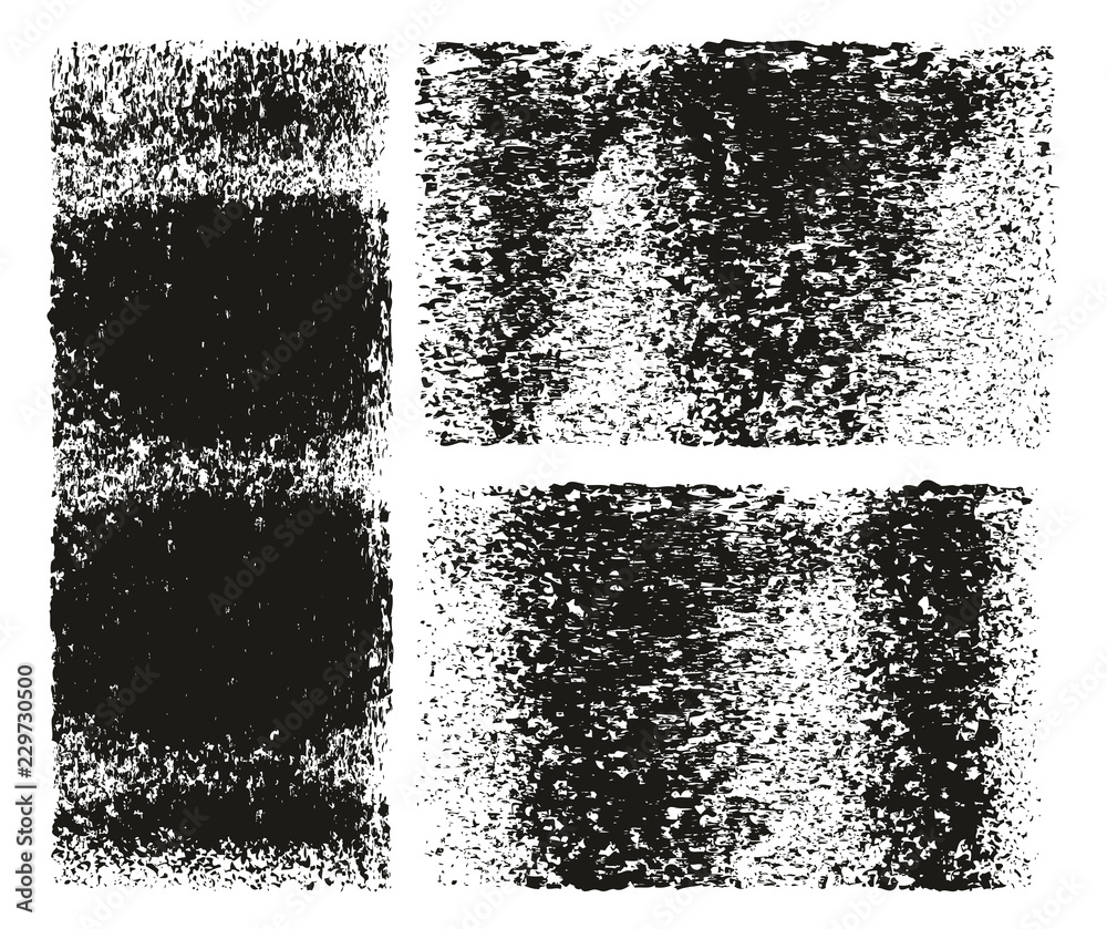 Fototapeta premium Paint Roller Rough Grunge Lines High Detail Abstract Vector Lines & Background Set 153