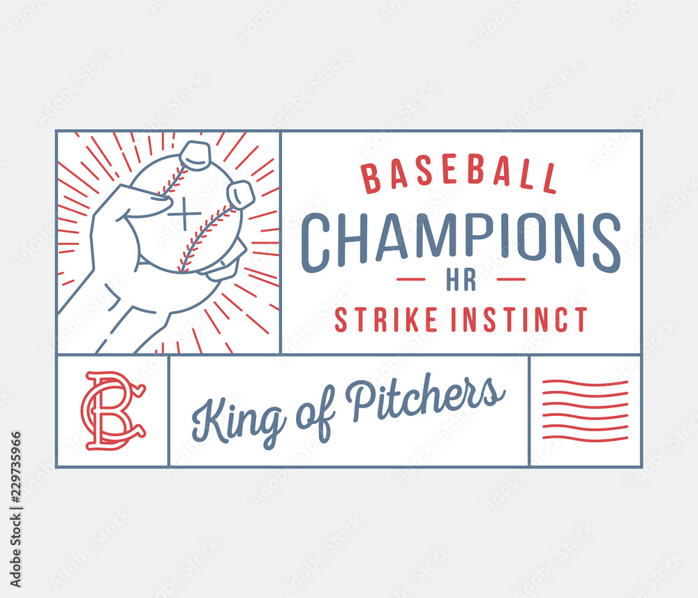 Obraz premium Baseball king of pitchers