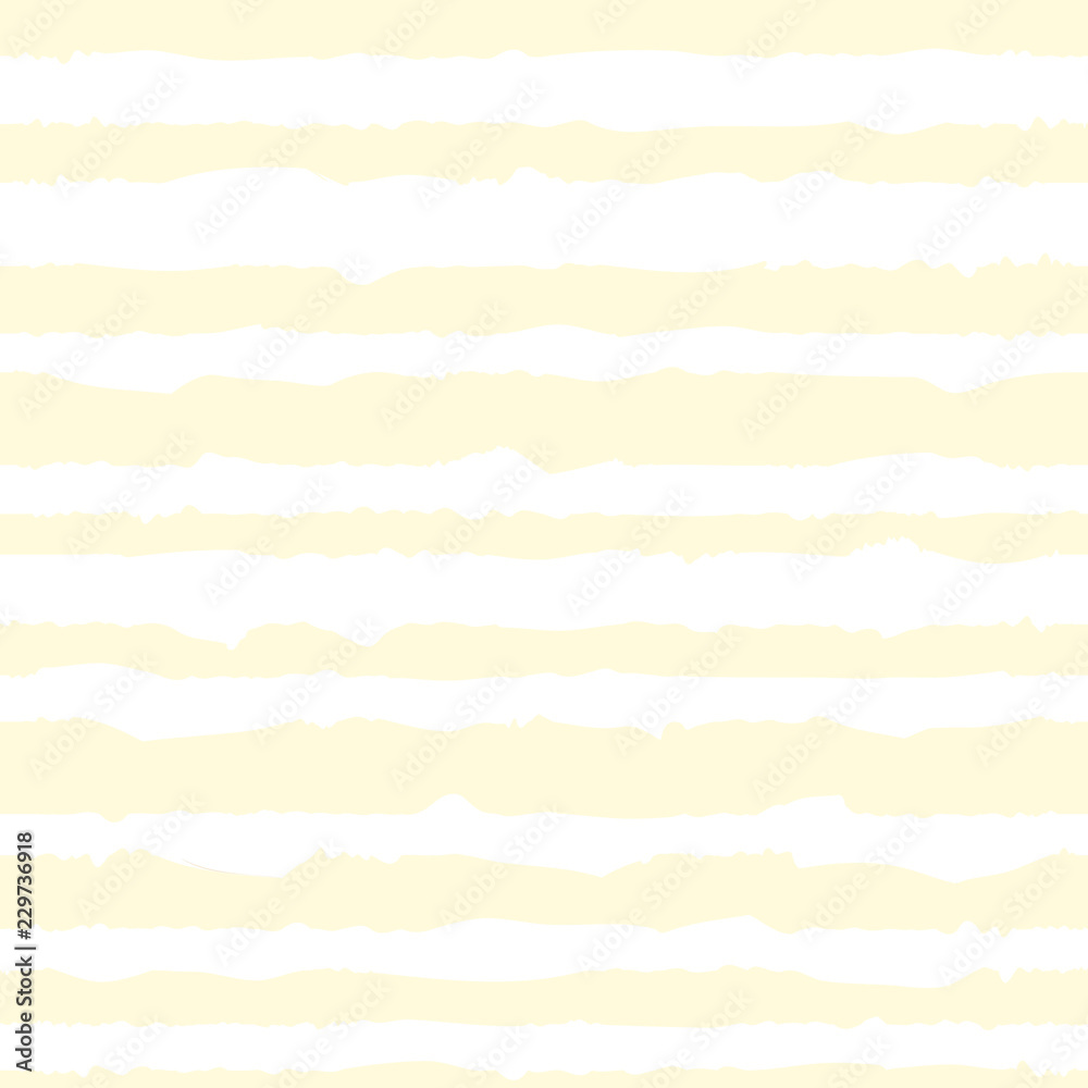 Seamless pattern of yellow and white stripes. Vector image for holiday, baby shower, birthday, wrappers, prints, clothes, cards, banner, textiles, girls, boys.