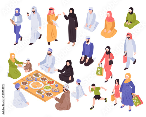 Arab Family Set