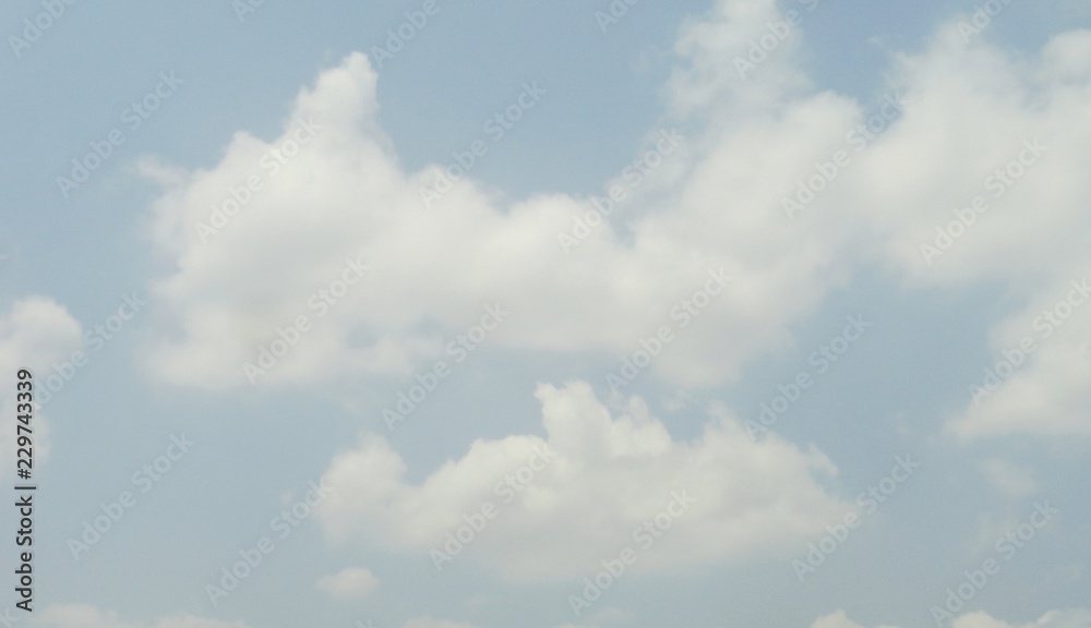 Blue sky and cloud on blur backgtound Blue sky and cloud on blur backgtound