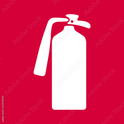 Fire extinguisher icon. Vector