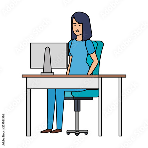 female practitioner in consulting room