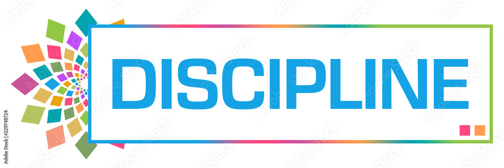 Discipline Colorful Circular Box Discipline Colorful Circular Box