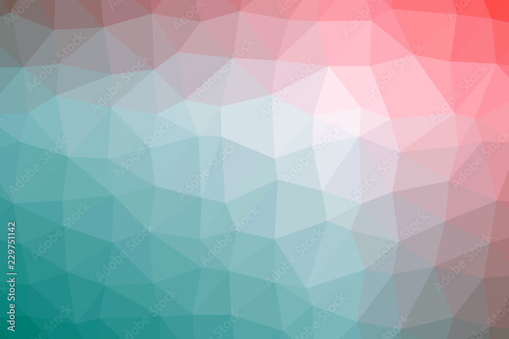 Obraz premium Geometric colorful low poly background with triangular polygons. Abstract design. 