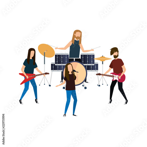 musical band avatars characters