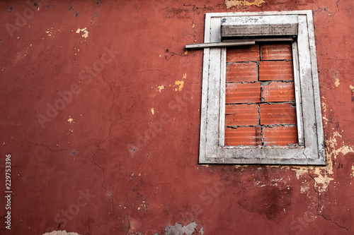 window on old wall