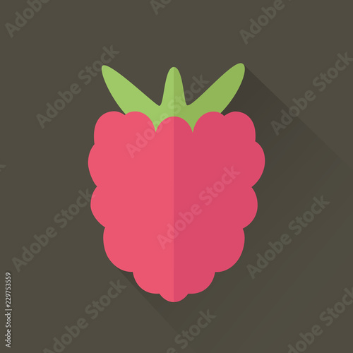 Silhouette icon raspberries