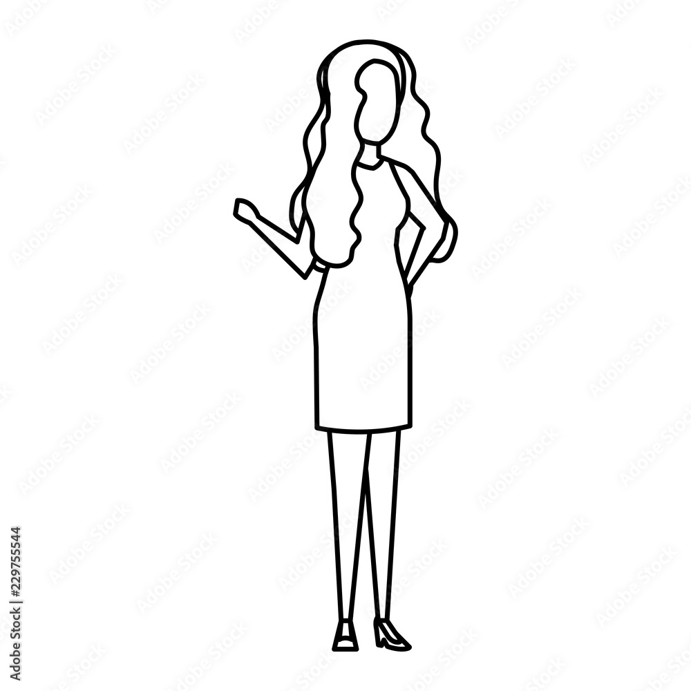 beautiful and young woman character beautiful and young woman character