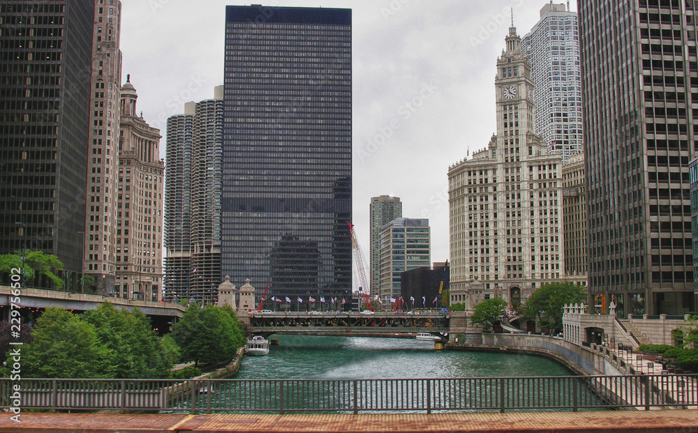 Fototapeta premium Architecture and Buildings of Chicago, Illinois