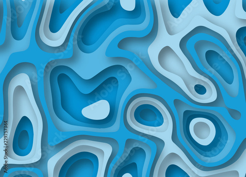 Dynamic style banner design from wave and paper concept. Color elements with fluid gradient. Creative illustration for poster, web, landing, page, cover, ad, greeting, card, promotion.