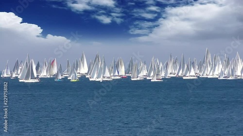 Regatta Barcolana, Sailing boat race in the Gulf of Trieste, Italy