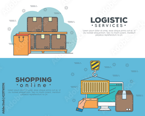 logistic services with computer