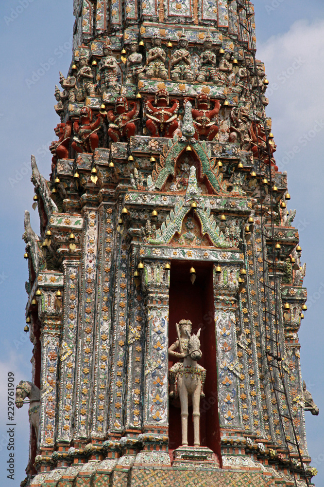 Wat Arun temple complex, Bangkok, Thailand