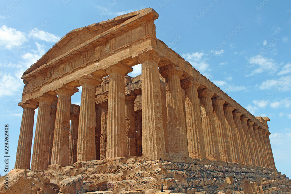 Obraz premium Sicile, site archéologique de Agrigento