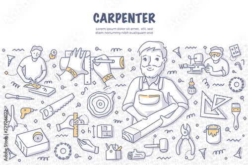 Carpenter Doodle Concept