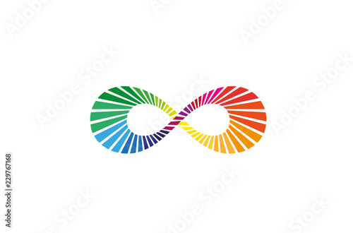 Endless Colors Version two Logo Design Illustration