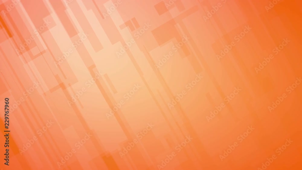 Orange Background with diagonal Geometric Forms in 4K, useful for Business, Advertising, Entertainment, Broadcasting and many others (Loopable and 3D Rendering)