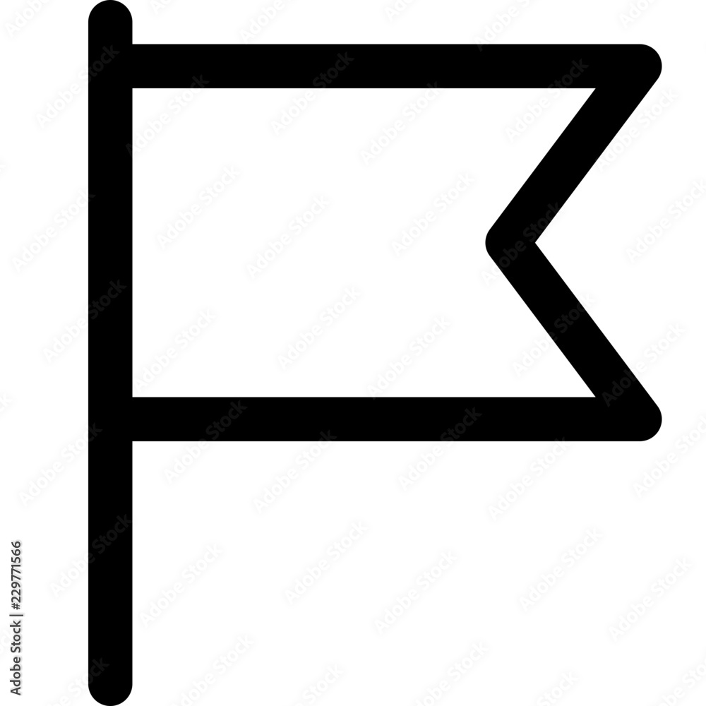 Checkpoint flag or midway point Checkpoint flag or midway point
