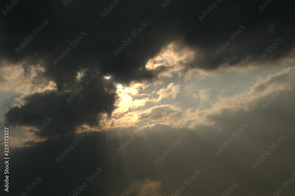 dramatic sky with clouds,sun.light.cloudscape,nature,storm,weather,view,