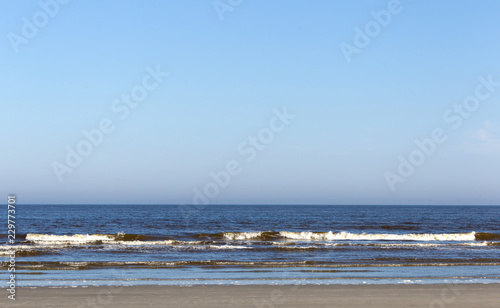 Beach in the middle of the day