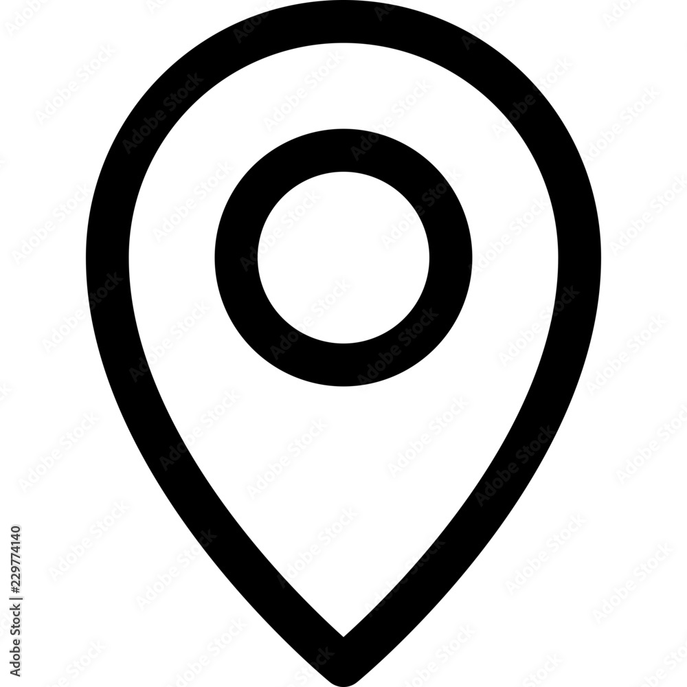 Location marker pin Location marker pin
