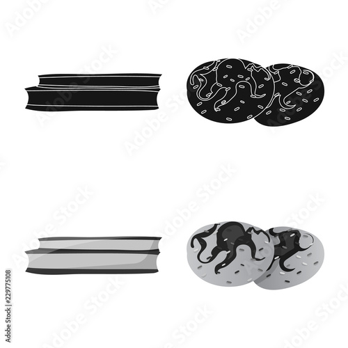 Isolated object of dreams and night sign. Collection of dreams and bedroom vector icon for stock.