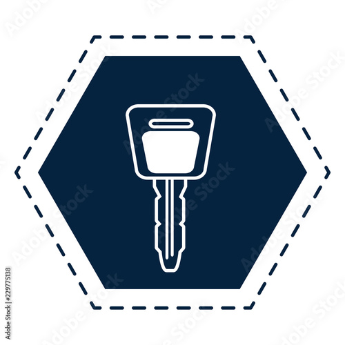 Car key symbol