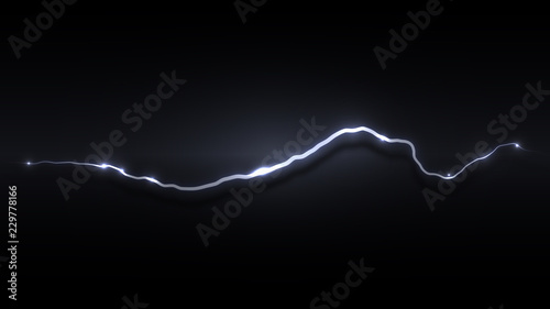 Black background with lightning