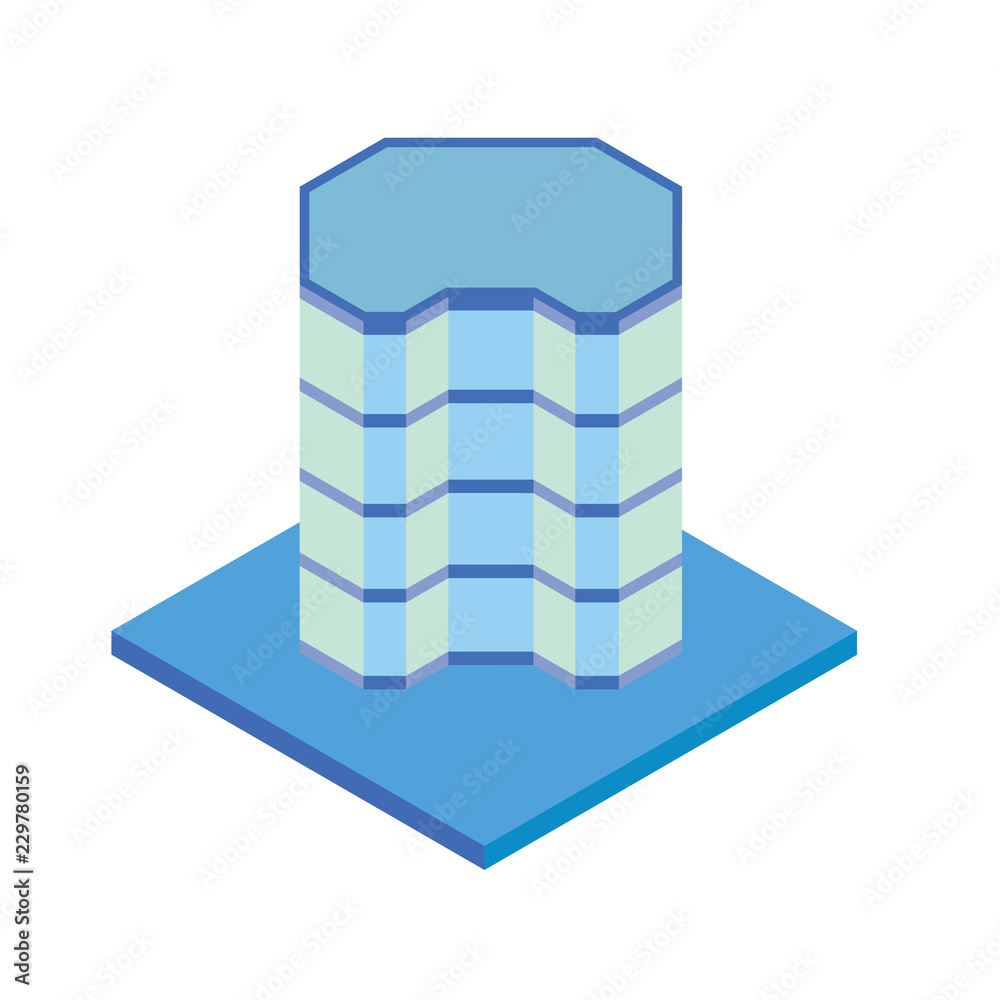 Vector isometric icon apartment building city infrastructure, Vector isometric icon apartment building city infrastructure,