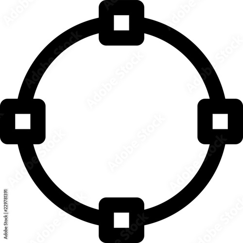 Circular selection tool