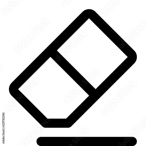 Eraser tool button