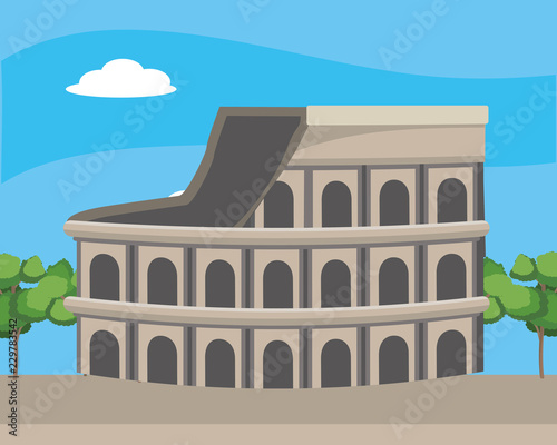 Europe travel monument