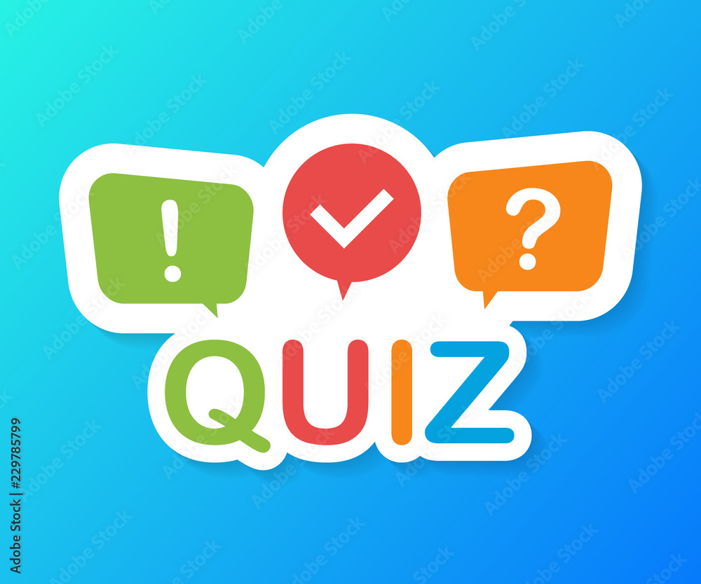 Sinal de logotipo de jogo de quiz para crianças com luzes brilhantes  ilustração vetorial realista concurso de perguntas conhecimento e  entretenimento quiz show para crianças