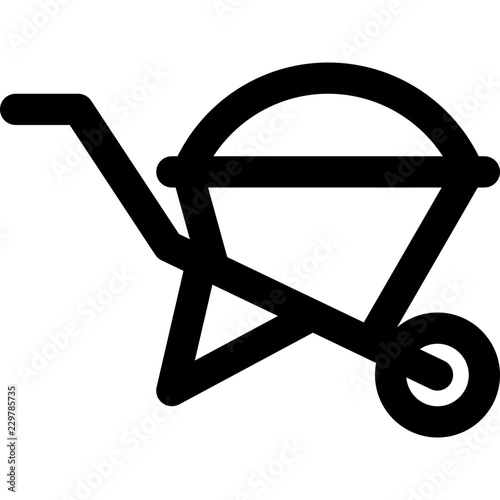 Garden pushcart carriage