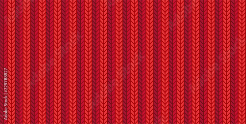 Knitted background / Christmas pattern /Vector illustration