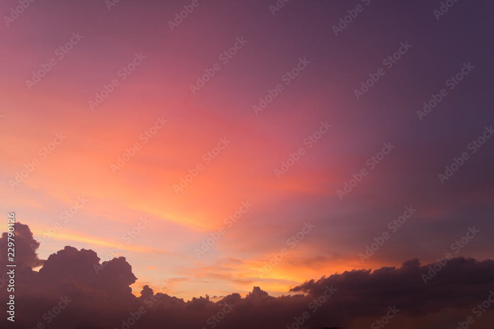 Twilight sunset sunrise vanilla sky. The time between dawn and dusk. Twilight sunset sunrise vanilla sky. The time between dawn and dusk.