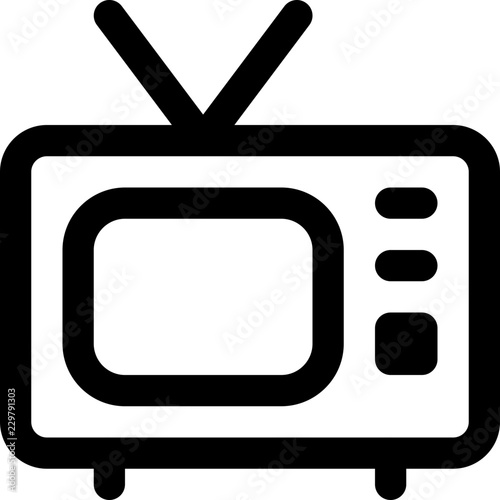 Vintage television set