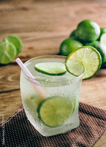 Glass of Caipirinha