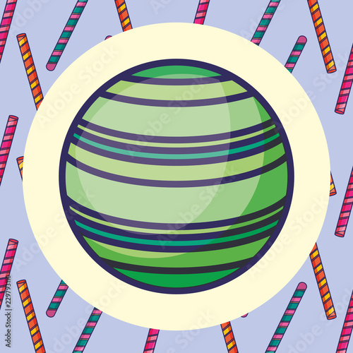 round candy design