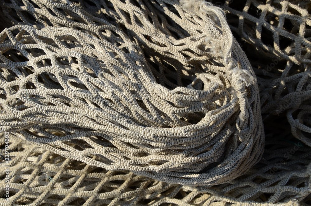 brown fisherman's nets