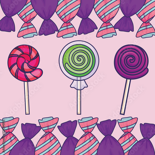 sweet lollipop design