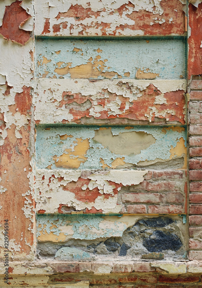 Naklejka premium cracked wall