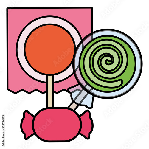 sweet lollipop design